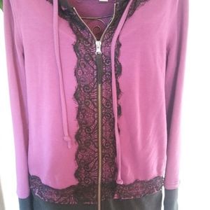 Evy's Tree Purple Zip Up Hoodie
